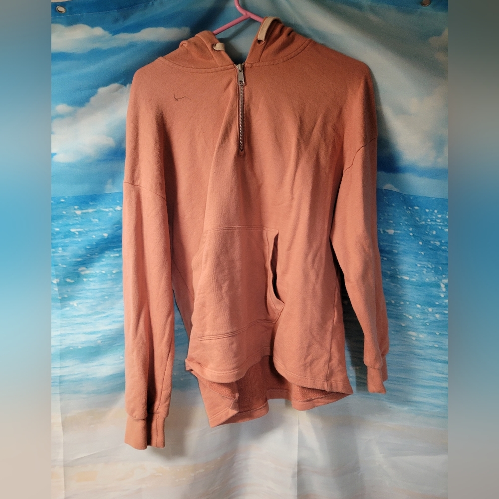 Madewell Quarter‎ Zip Hoodie Sweatshirt  Ladies Size Small